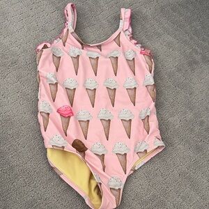 Pink Chicken Yellow and Pink Swimsuit